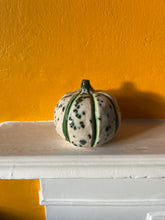 Load image into Gallery viewer, Ceramic Speckled Green Pumpkin