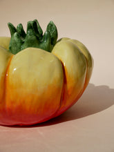Load image into Gallery viewer, Ceramic Tomato Candle Holder (Yellow &amp; Orange)
