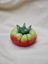 Load image into Gallery viewer, Ceramic Tomato (Small-Lime Green &amp; Red)
