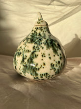 Load image into Gallery viewer, Small Green Speckled Gourd Vase
