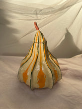 Load image into Gallery viewer, Small Orange Gourd Vase
