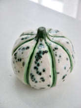 Load image into Gallery viewer, Ceramic Speckled Green Pumpkin
