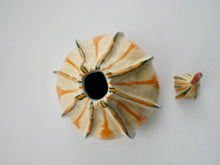 Load image into Gallery viewer, Small Orange Gourd Vase
