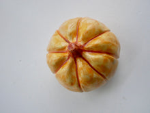 Load image into Gallery viewer, Ceramic Orange Patterned Pumpkin
