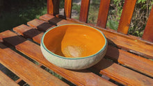 Load and play video in Gallery viewer, Ceramic Melon Bowl
